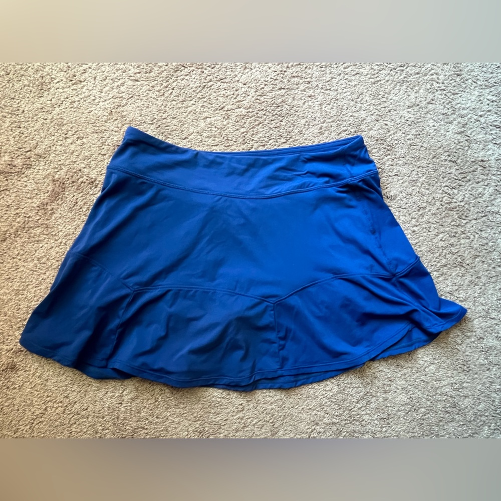 Lilly Pulitzer Athletic LuxLetic skort- solid blue, size medium